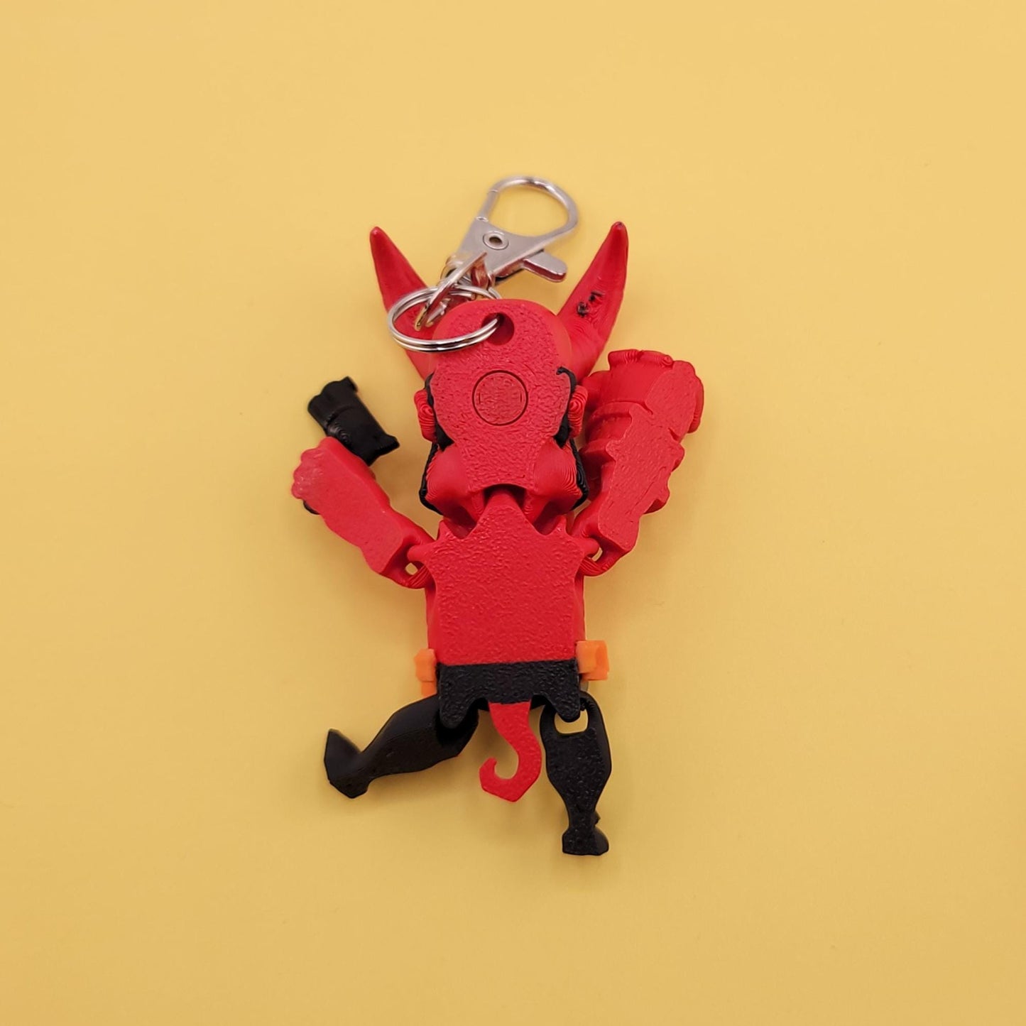Hellguy Jiggly Keychain - One of a Kind, Artist Designed Keychains