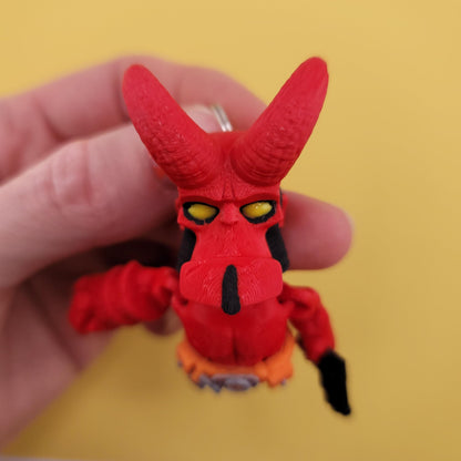 Hellguy Jiggly Keychain - One of a Kind, Artist Designed Keychains