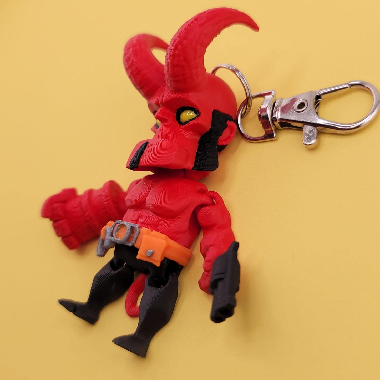 Hellguy Jiggly Keychain - One of a Kind, Artist Designed Keychains
