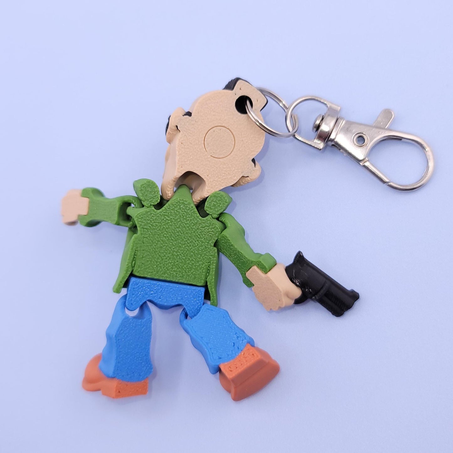 Vengeful Travis Jiggly Keychain - One of a Kind, Artist Designed Keychains