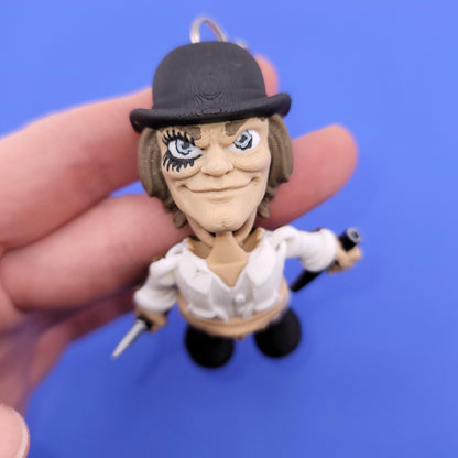 Crazy Alex Jiggly Keychain - One of a Kind, Original Designs, Unique Artist Made Keychains